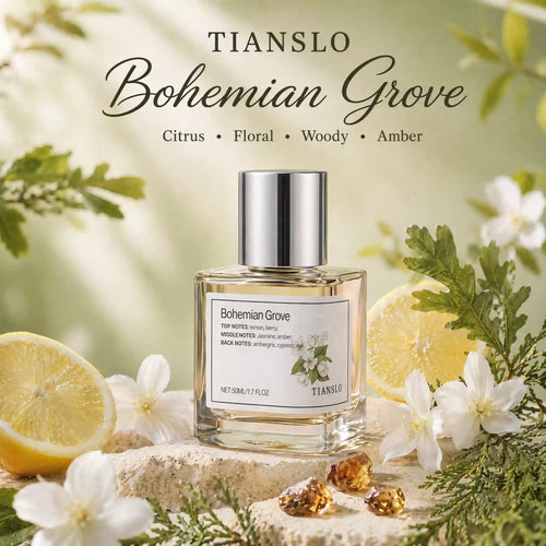 Bohemian Grove Eau De Parfum | Woody Fruity Niche Scent