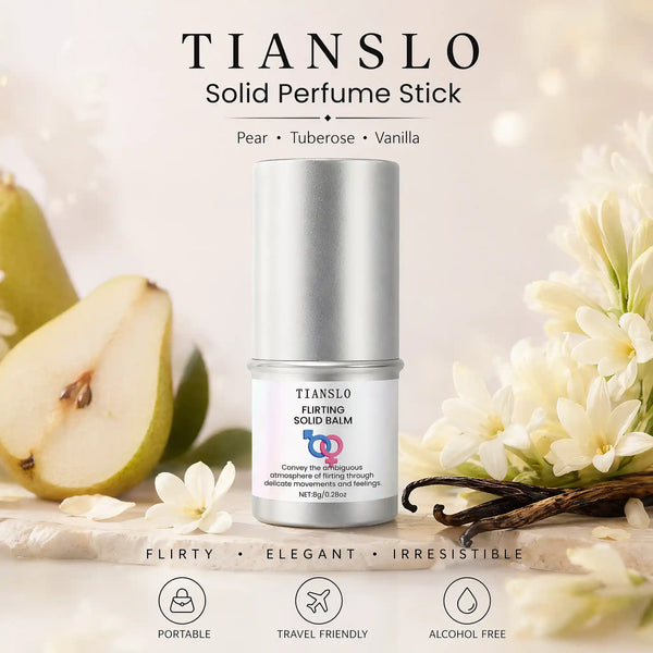 Flirting Solid Perfume Stick | Magnetic Date Night Gourmand & Woodsy Balm