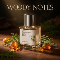 Bohemian Grove Eau De Parfum | Woody Fruity Niche Scent