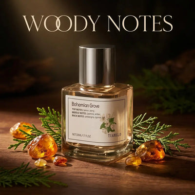 Bohemian Grove Eau De Parfum | Woody Fruity Niche Scent