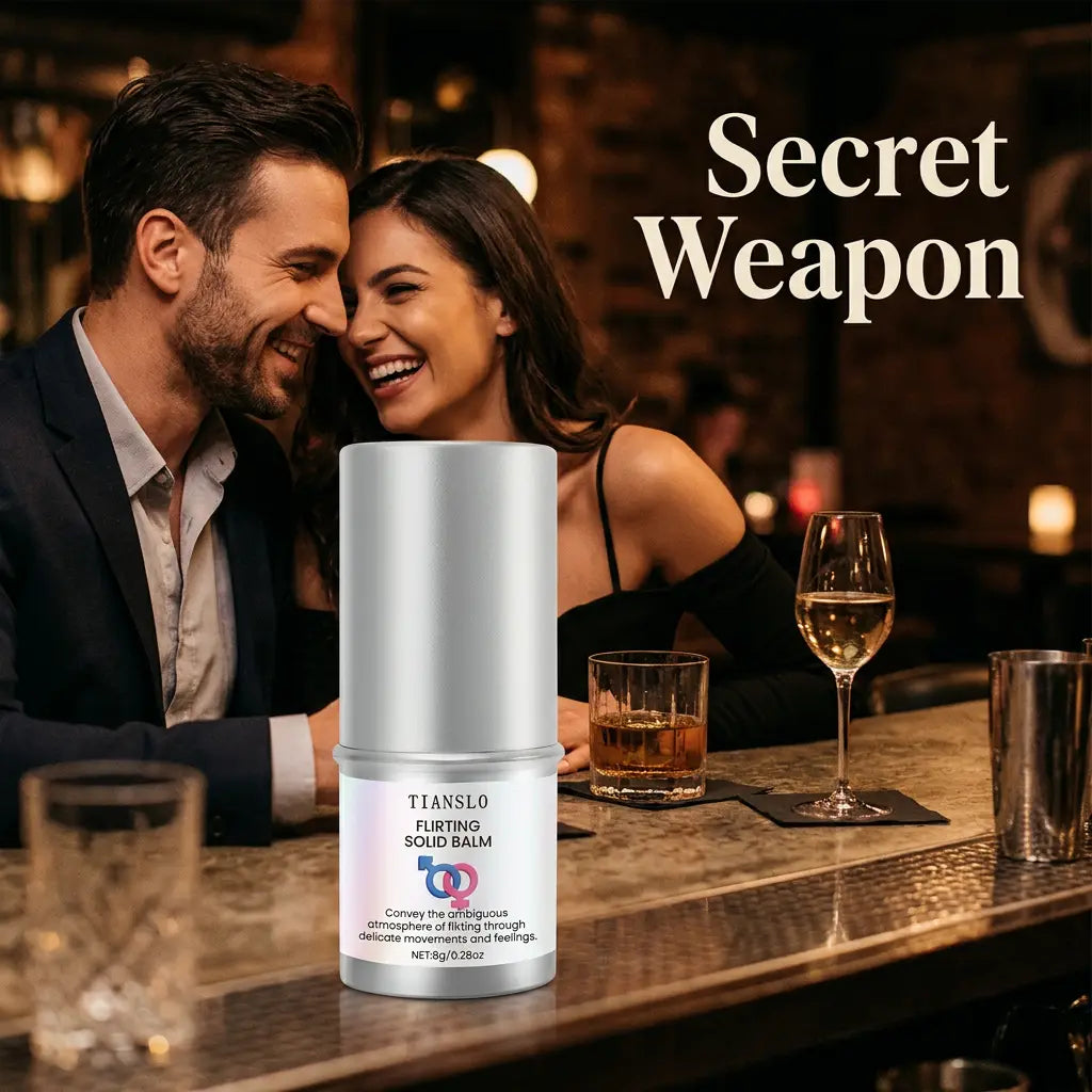 Flirting Solid Perfume Stick | Magnetic Date Night Gourmand & Woodsy Balm