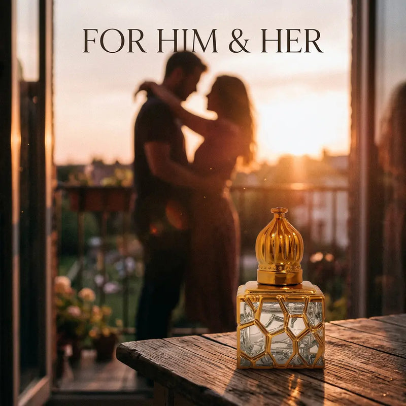 Arabian Perfume Oil | Exotic Vanilla Musk & Rose Attar