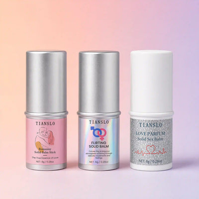 Solid Perfume Balm Stick Trio | Portable Travel Fragrance Set
