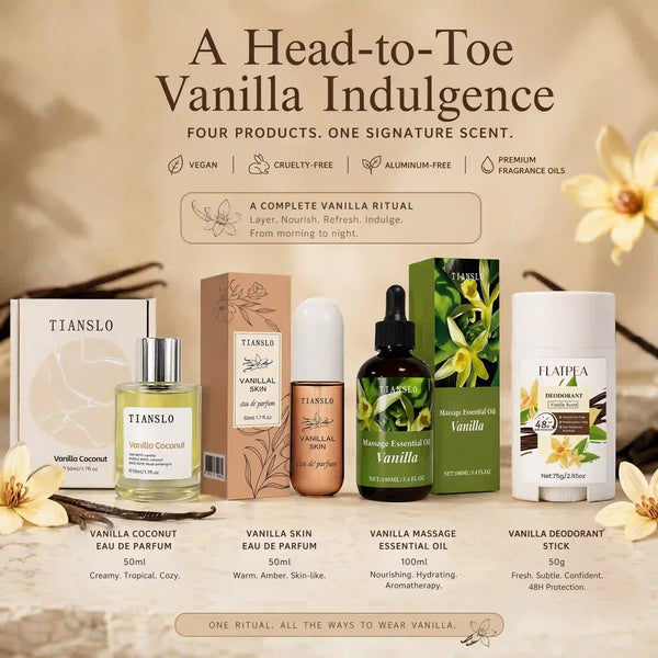 Vanilla Lover's Set | 4-Piece Perfume & Body