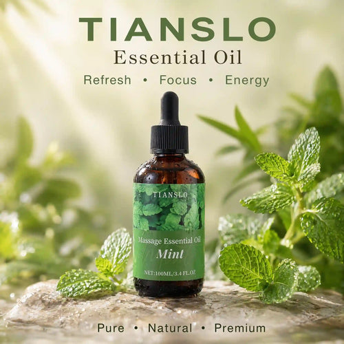 Mint Massage Essential Oil | Cooling Muscle Relief & Scalp Vitality