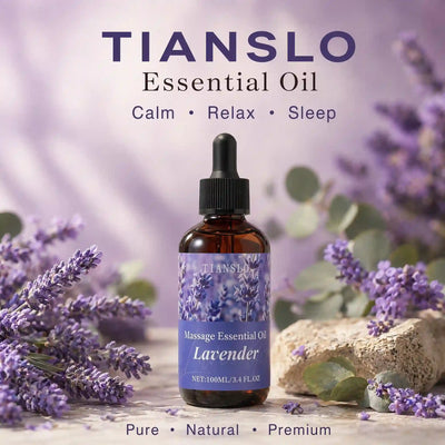 Lavender Massage Essential Oil | Restful Sleep & Calming Aromatherapy